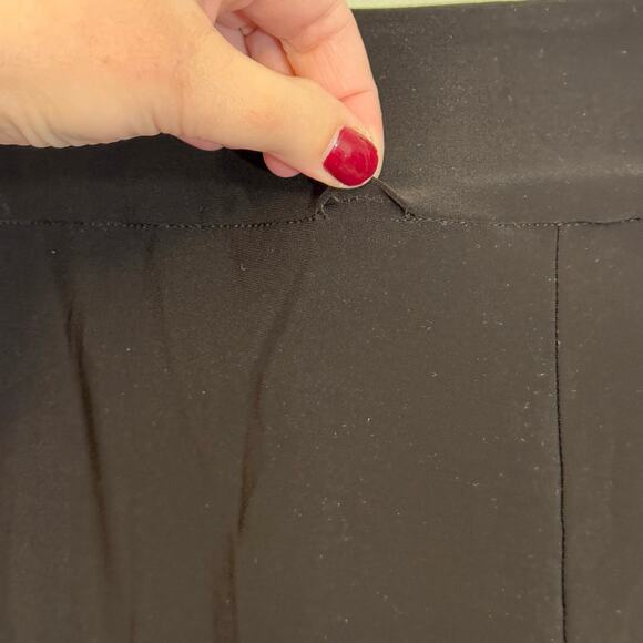 Lisette L Montreal Dress Pants Womens 8 Black Mid Rise Pull On Straight Career - Picture 7 of 9